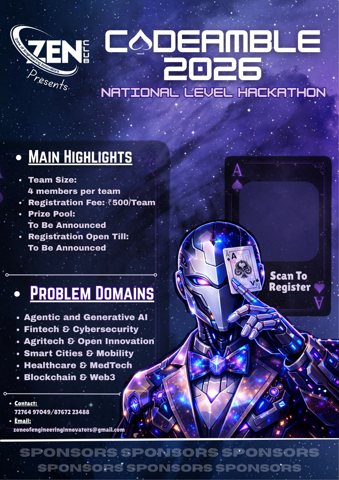 Codeamble 2026 A National Level Hackathon