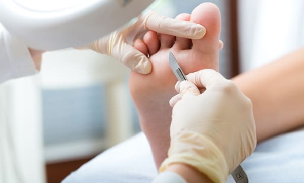 Comodidad del servicio de podología a domicilio