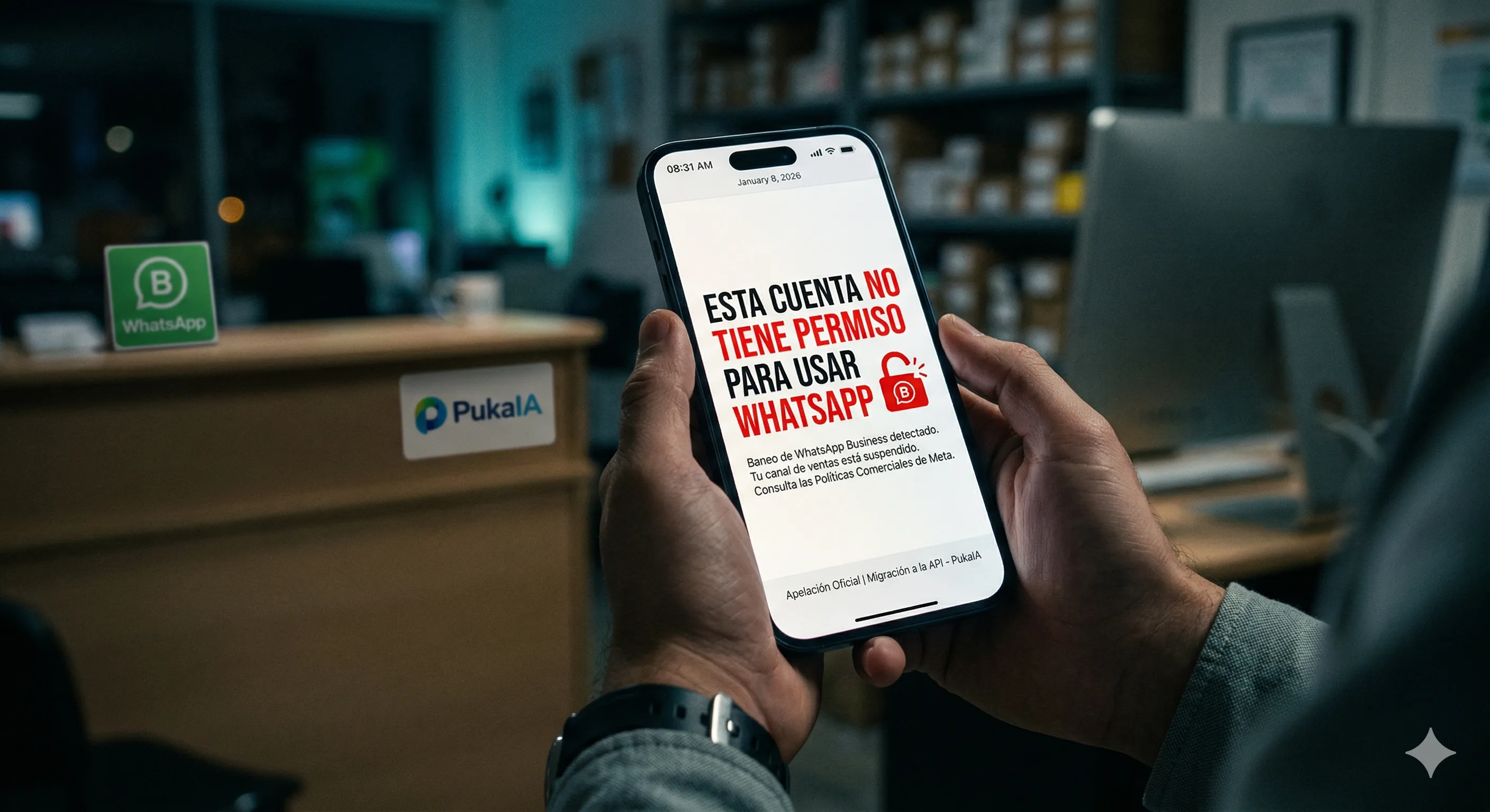 ¿Por qué me bloquearon WhatsApp Business? (Guía de supervivencia 2026)