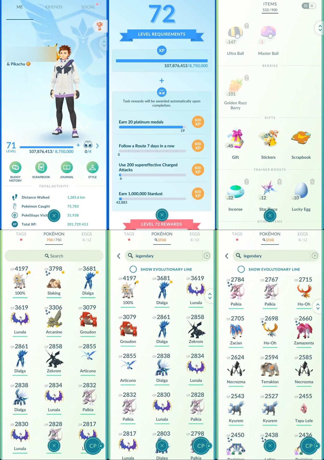 LVL71 216x Legendary LVL71 216x Legendary