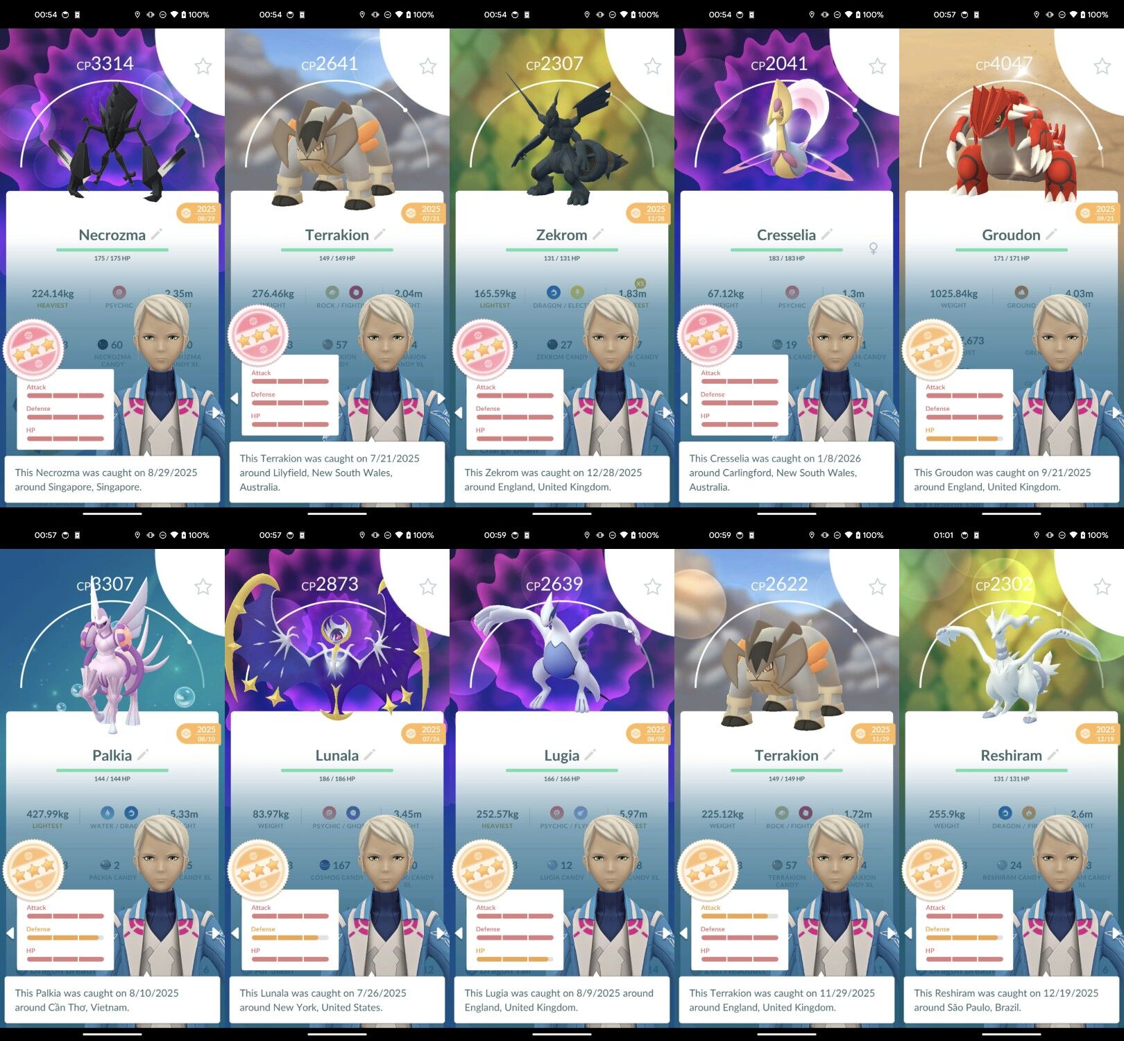 Level 72 Account 15M Dust, 100IVs Necrozma, 4 Hundo Legends, 454 Total Pokemon, 40 Perfects, 159 Legends, 12 Shiny Legends, 258 Shinies, Item Bag 1100 Level 72 Account 15M Dust, 100IVs Necrozma, 4 Hundo Legends, 454 Total Pokemon, 40 Perfects, 159 Legends, 12 Shiny Legends, 258 Shinies, Item Bag 1100