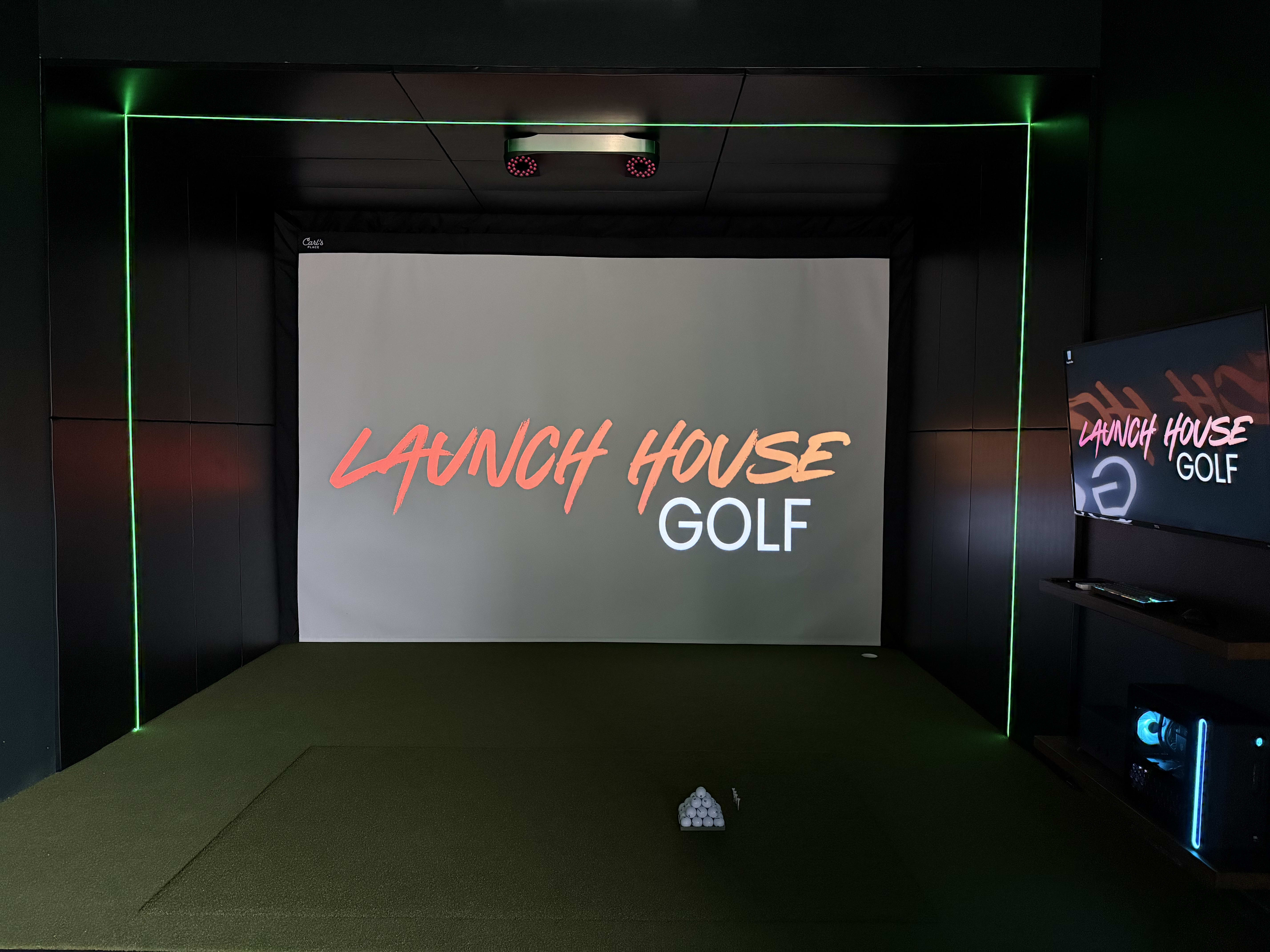 Coastal ADU Sim golf simulator build in Garibaldi, OR
