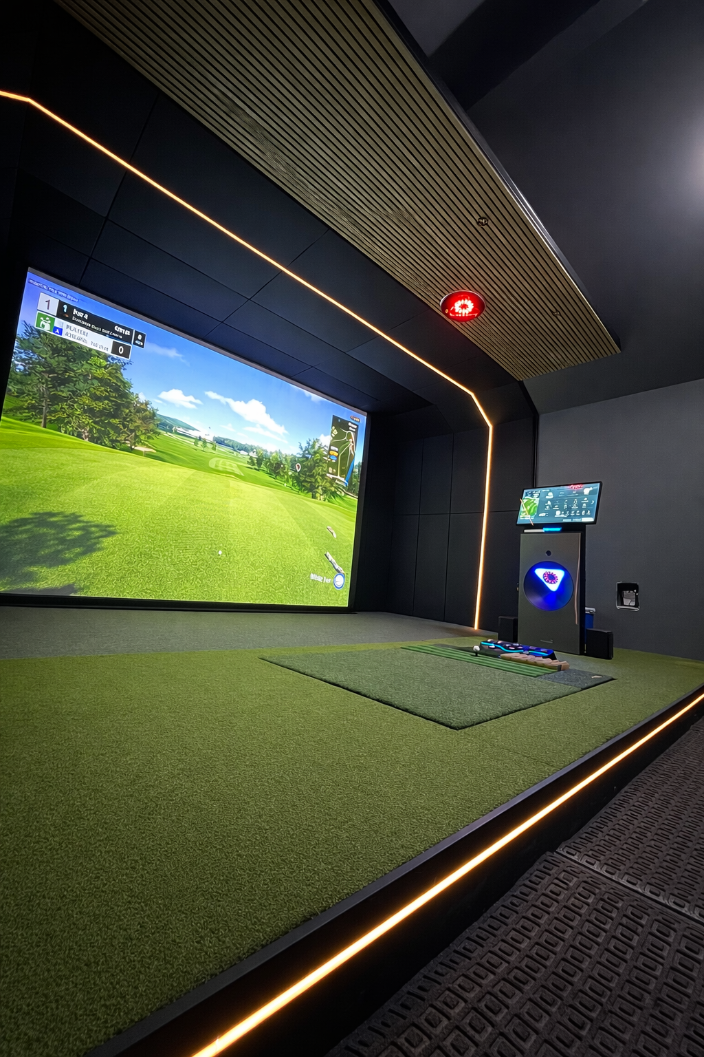 Ultimate Garage Sim golf simulator build in Lake Oswego, OR