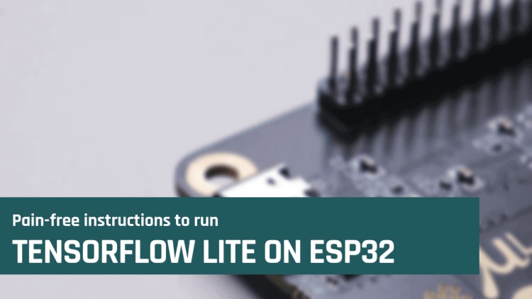 Tensorflow Lite on ESP32 in Arduino IDE