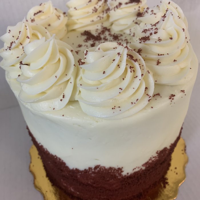 Red Velvet Cake 6” double layer serves 12-15