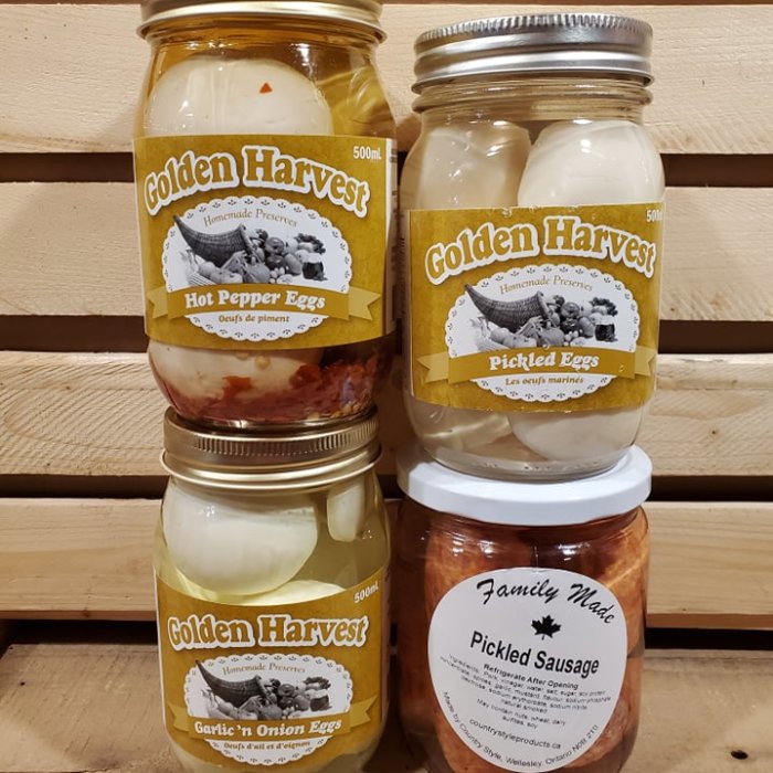 Local made: Pickled Eggs