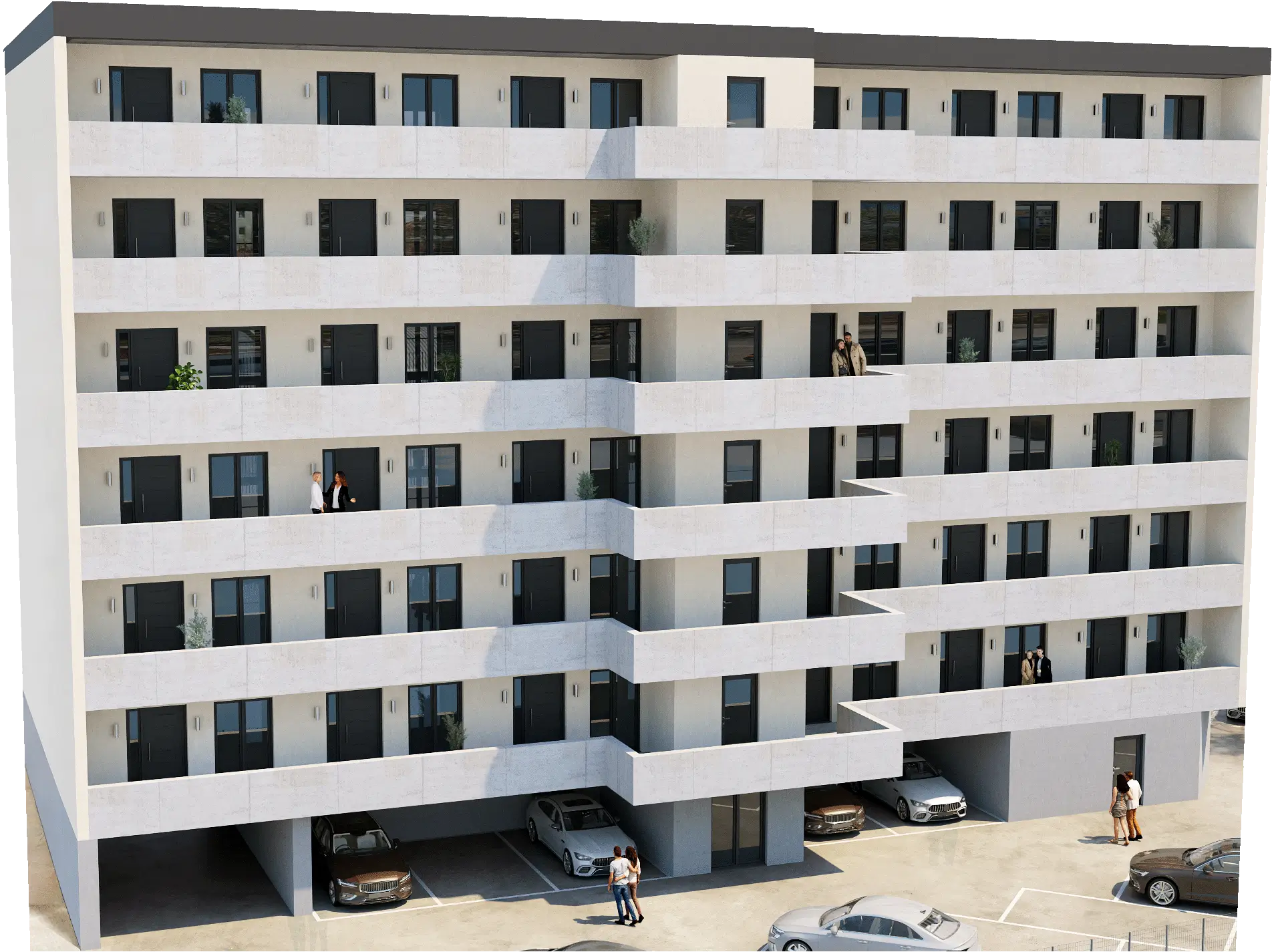 MerianFIVE – Visualisierung des Gebäudes