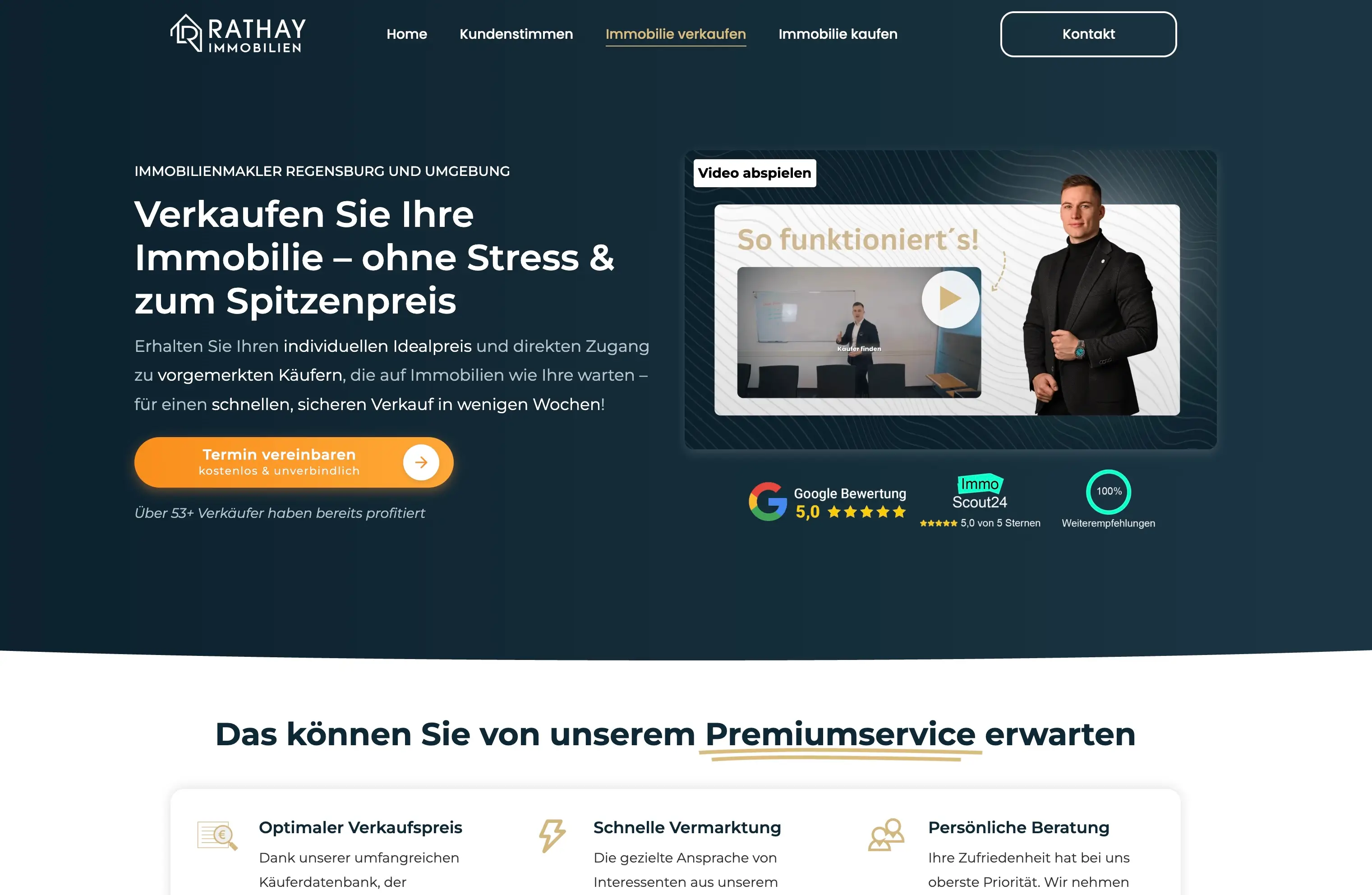 Rathay Immobilien – Neue Website
