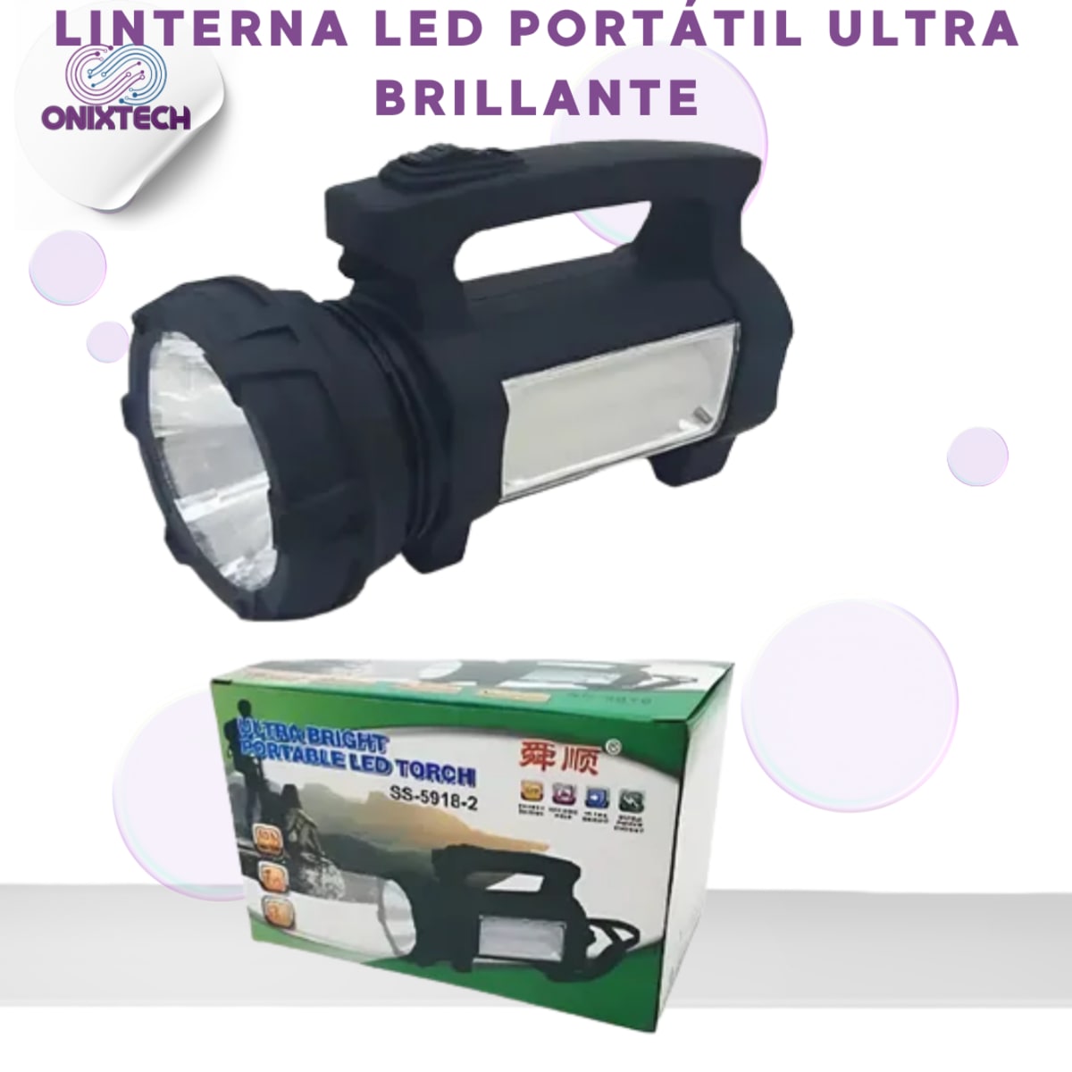 Linterna LED Portátil Ultra Brillante