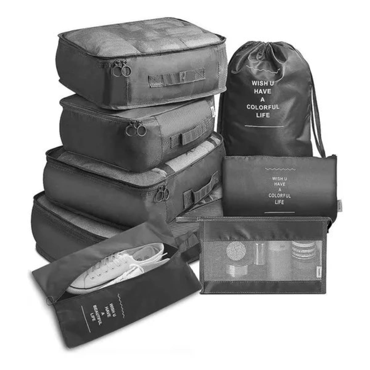 Organizador de Maleta de Viaje x8 Piezas