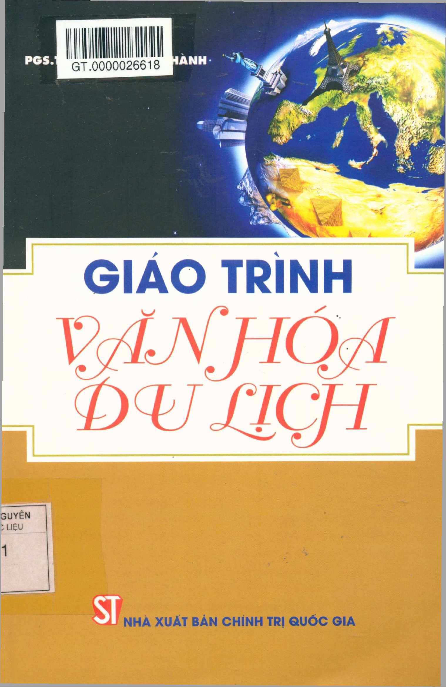 Giáo trinh văn hóa du lịch