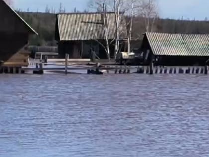 Видеофакт: Затопило село Орто-Нахара — население эвакуируют