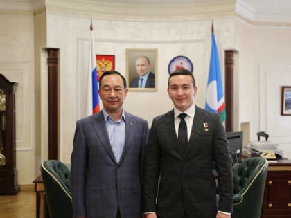 Глава Якутии Айсен Николаев встретился с Героем России Игорем Юргиным