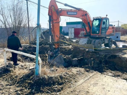 Поврежден газопровод: на ул. Чернышевского ведутся срочные ремонтные работы