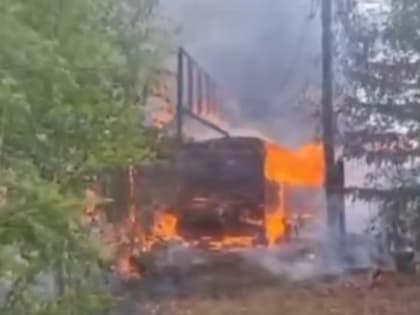 Сгорели дачи по Покровскому тракту