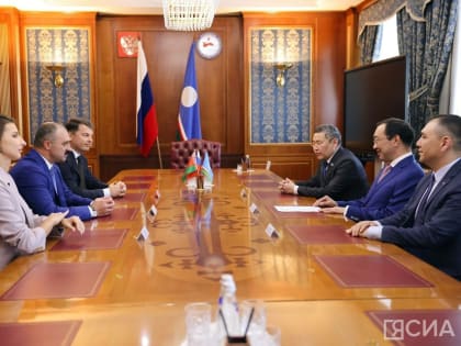 Глава Якутии встретился с президентом Национального олимпийского комитета Республики Беларусь 