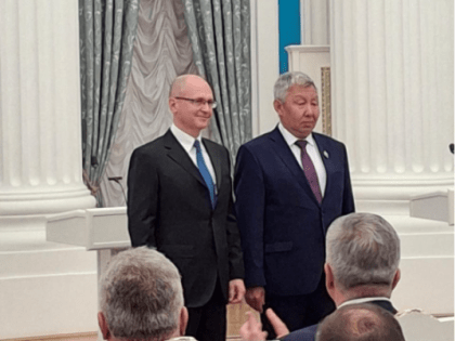 Впервые якутский муниципал получил в Кремле новую госнаграду