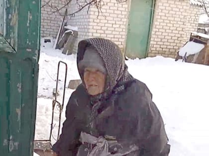 Из зоны боевых действий: Баба Галя с передовой