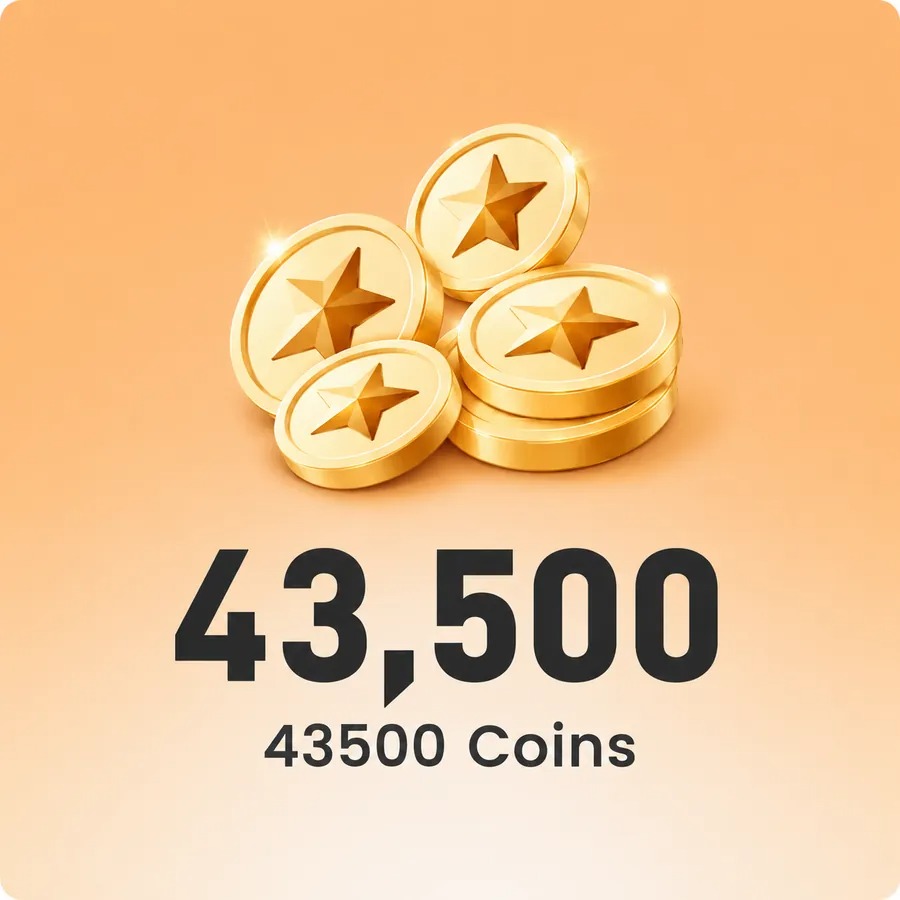 43500 Coins