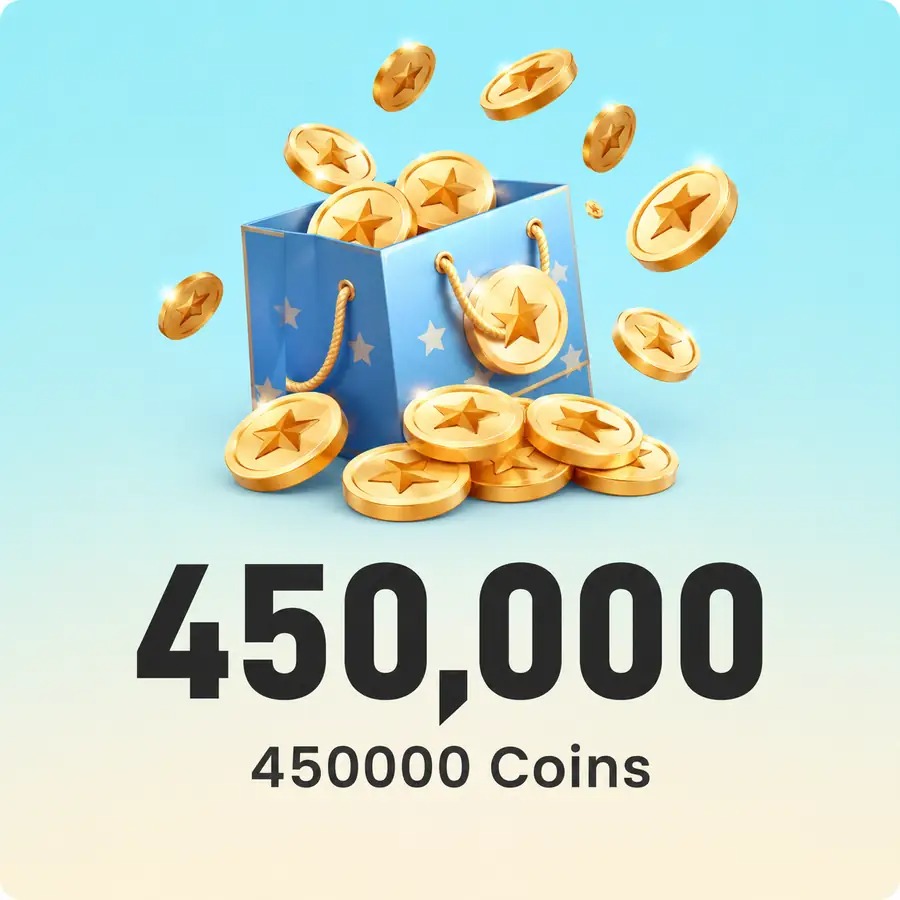 450000 Coins