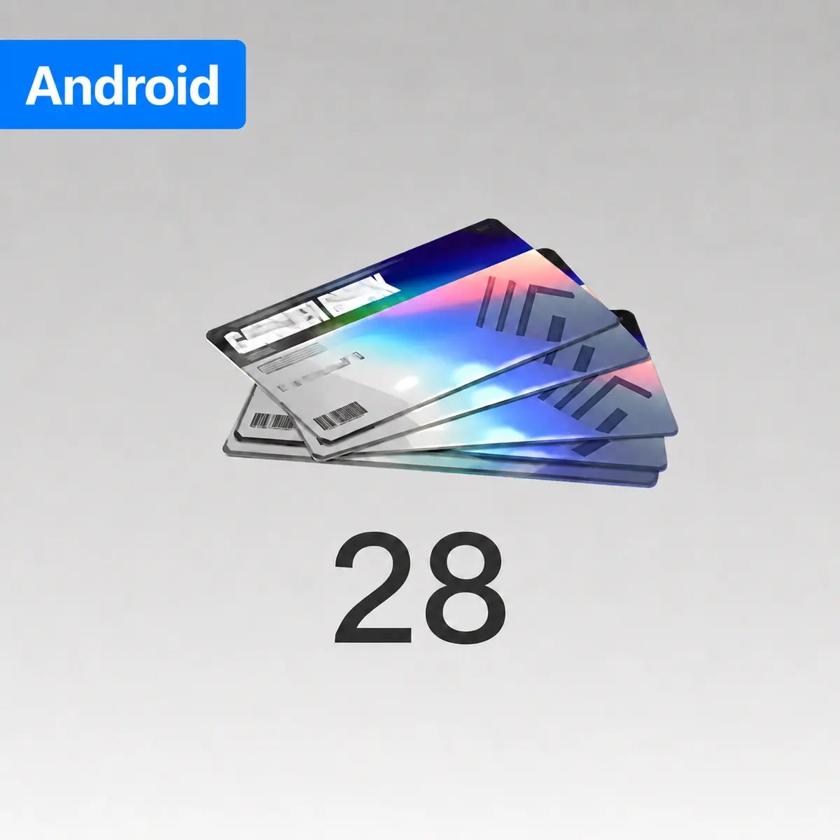 28 Rainbow Cards