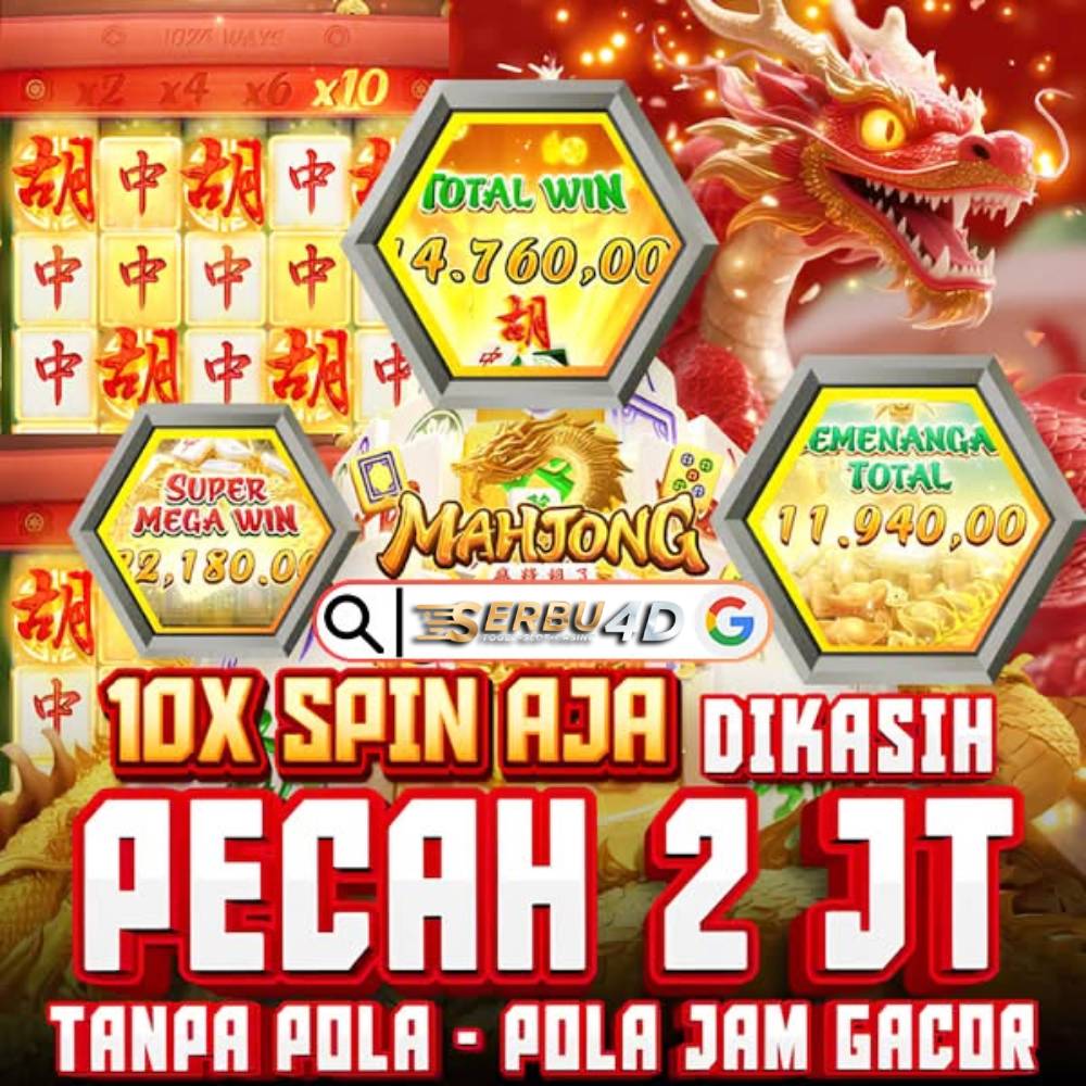 SERBU4D ⚡️ Link Mahir Slot Terpercaya & Agen Slot 4D Gacor Gampang Pecah x9800