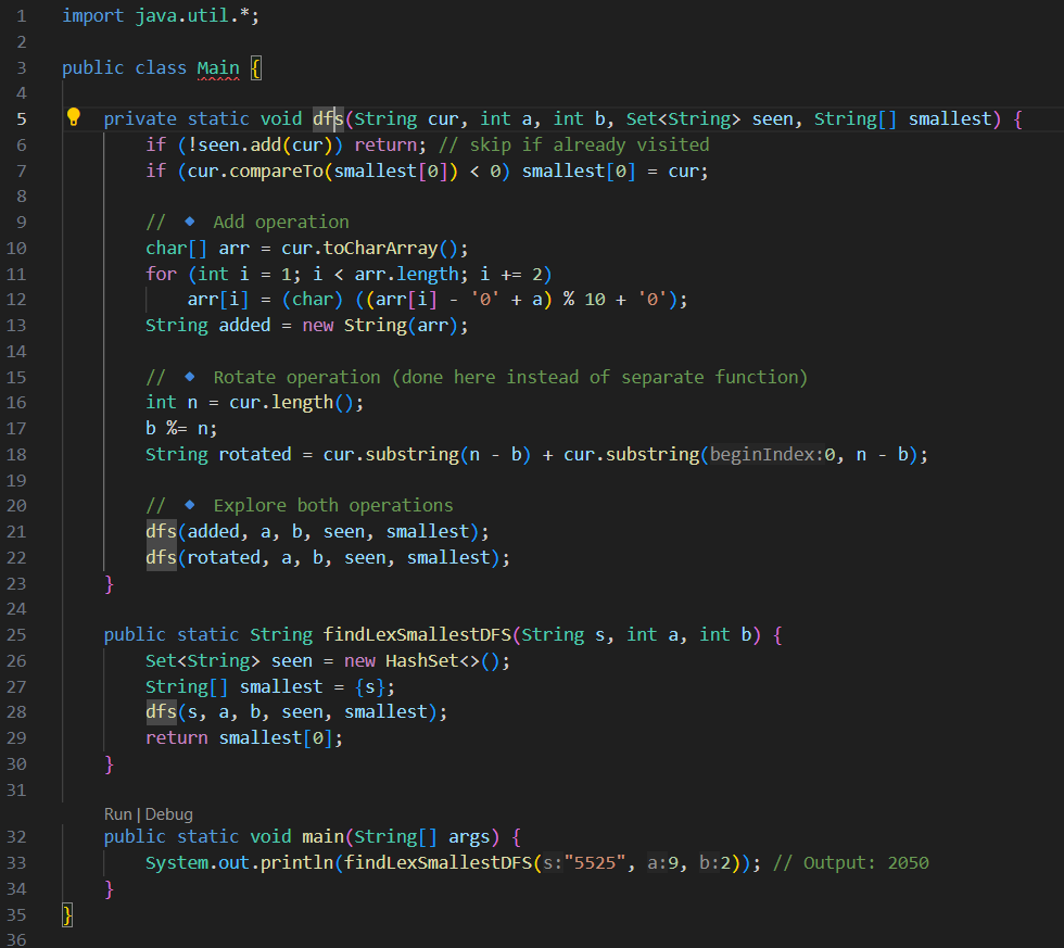Lexicographically Smallest String After Applying Operations