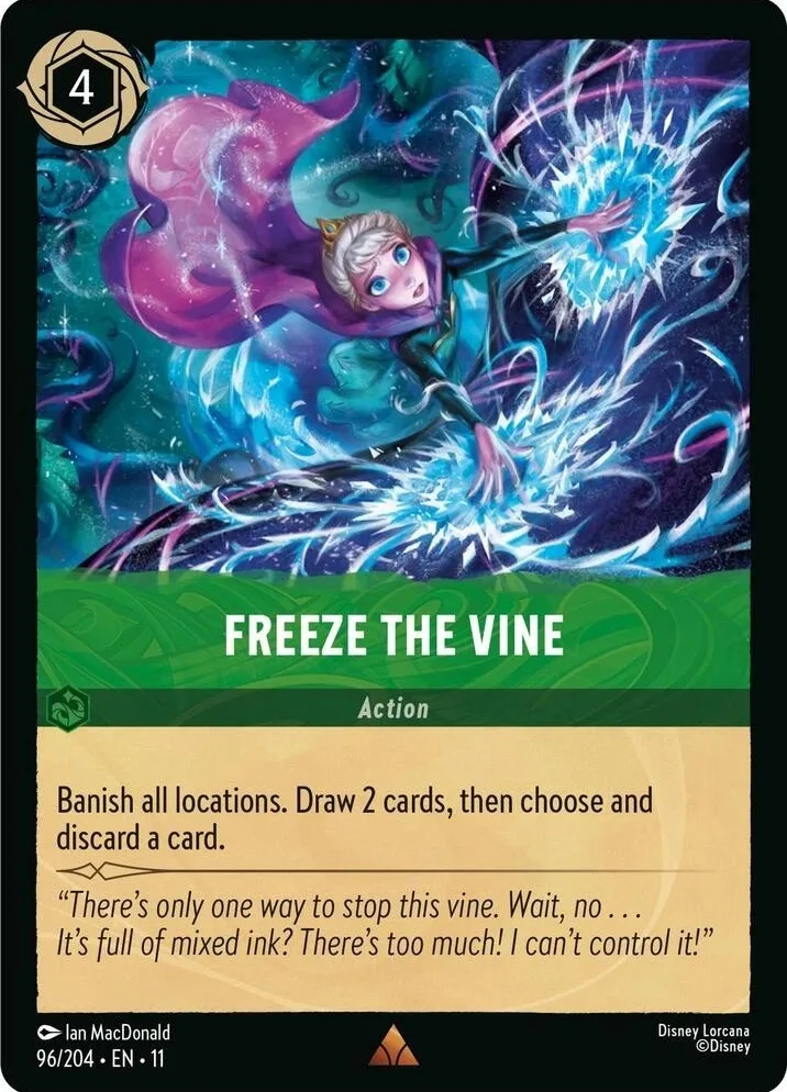 Freeze the Vine (V.1)