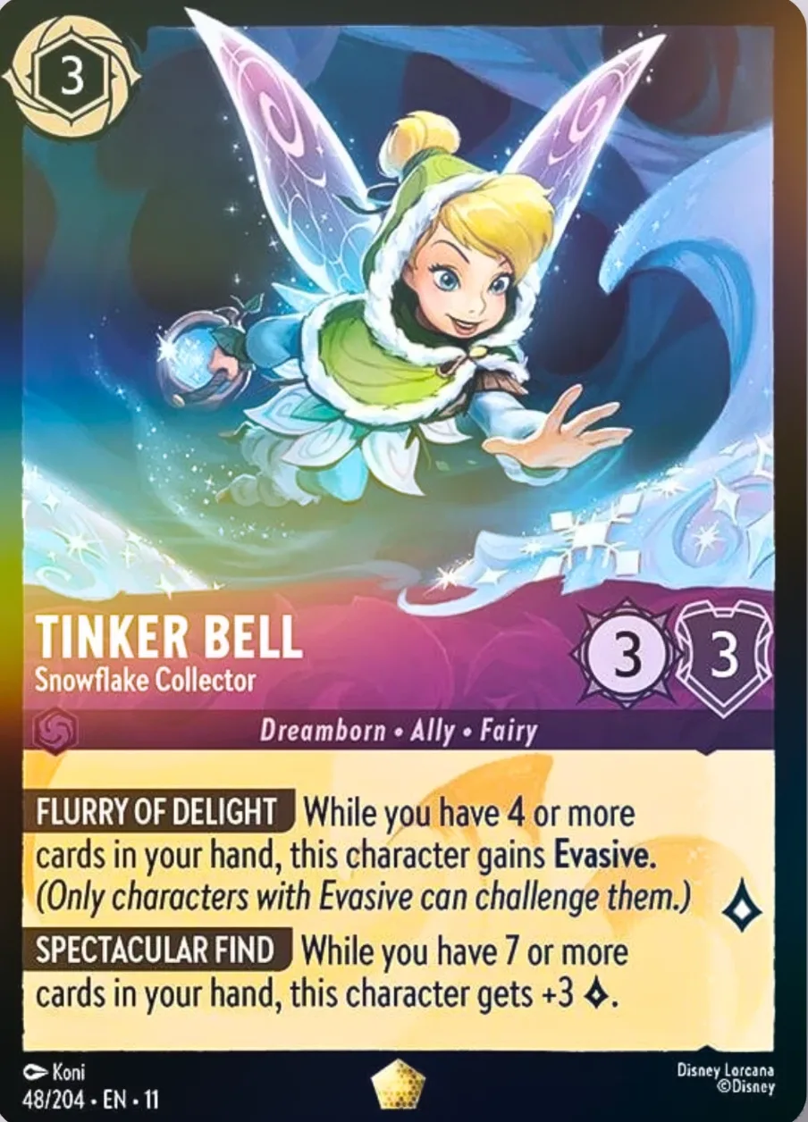 Tinker Bell - Snowflake Collector