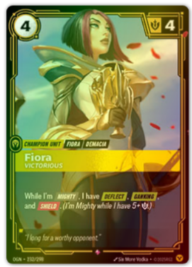 Fiora, Victorious