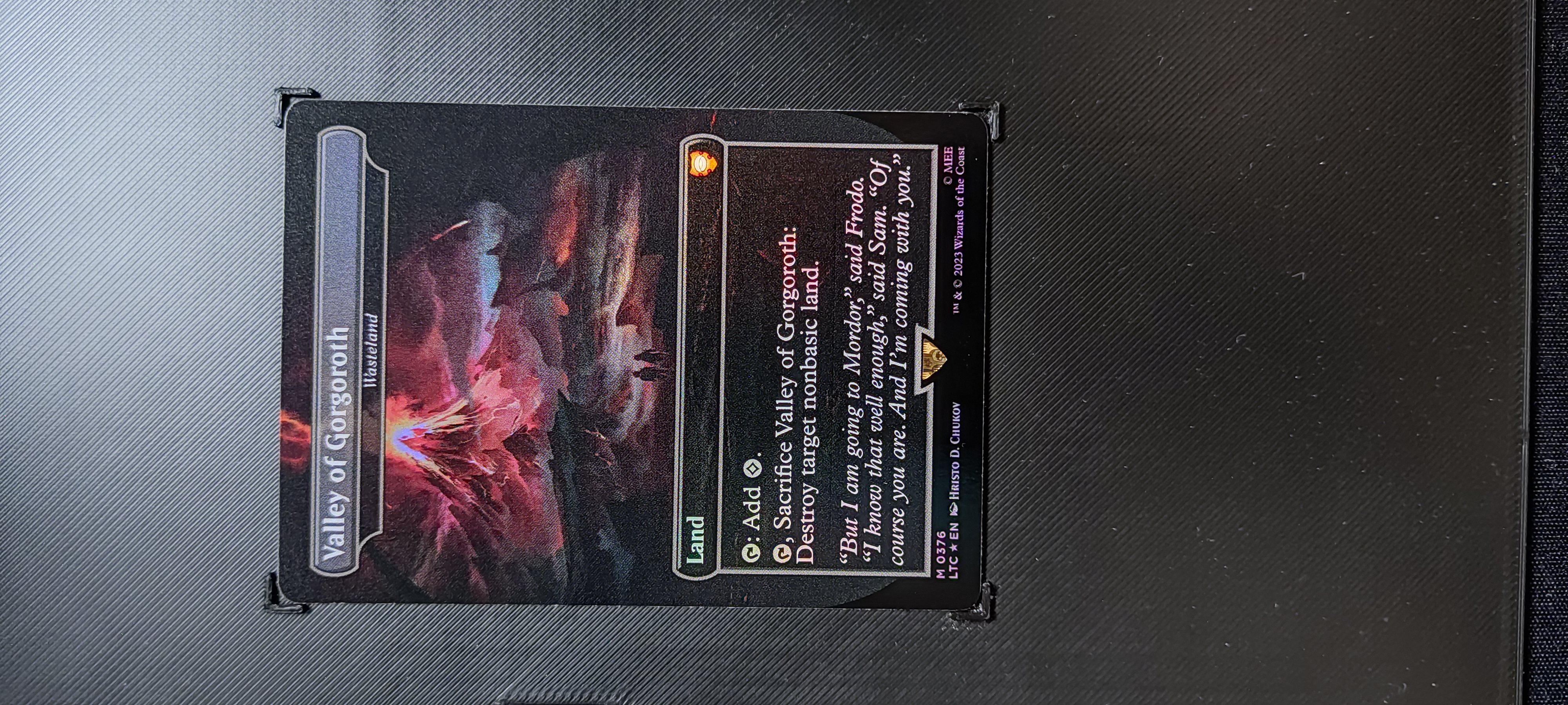 Valley of Gorgoroth / Wasteland (V.1) Foil