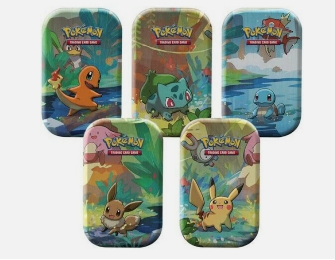 Pack 5 minilatas Amigos de Kanto