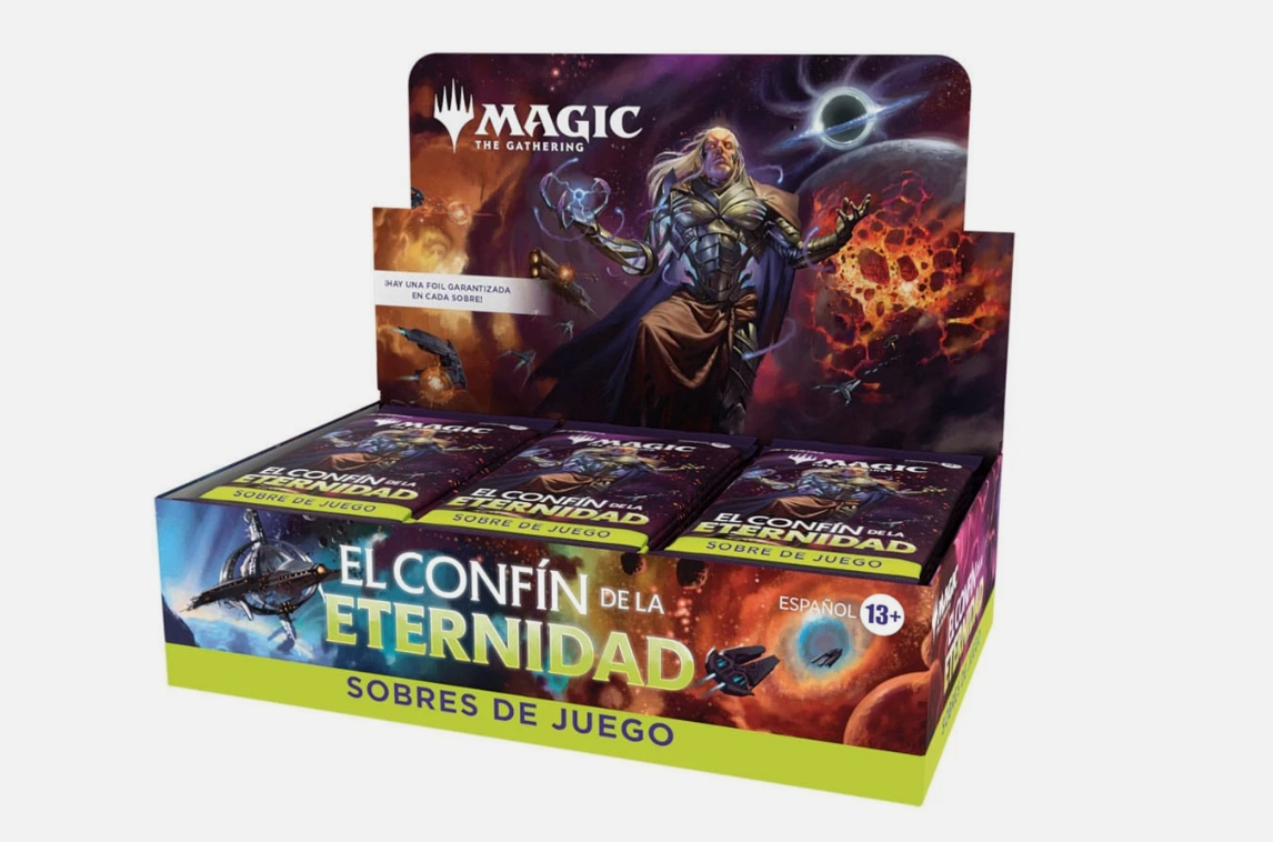 Caja de sobres de juego de El Confín de la Eternidad