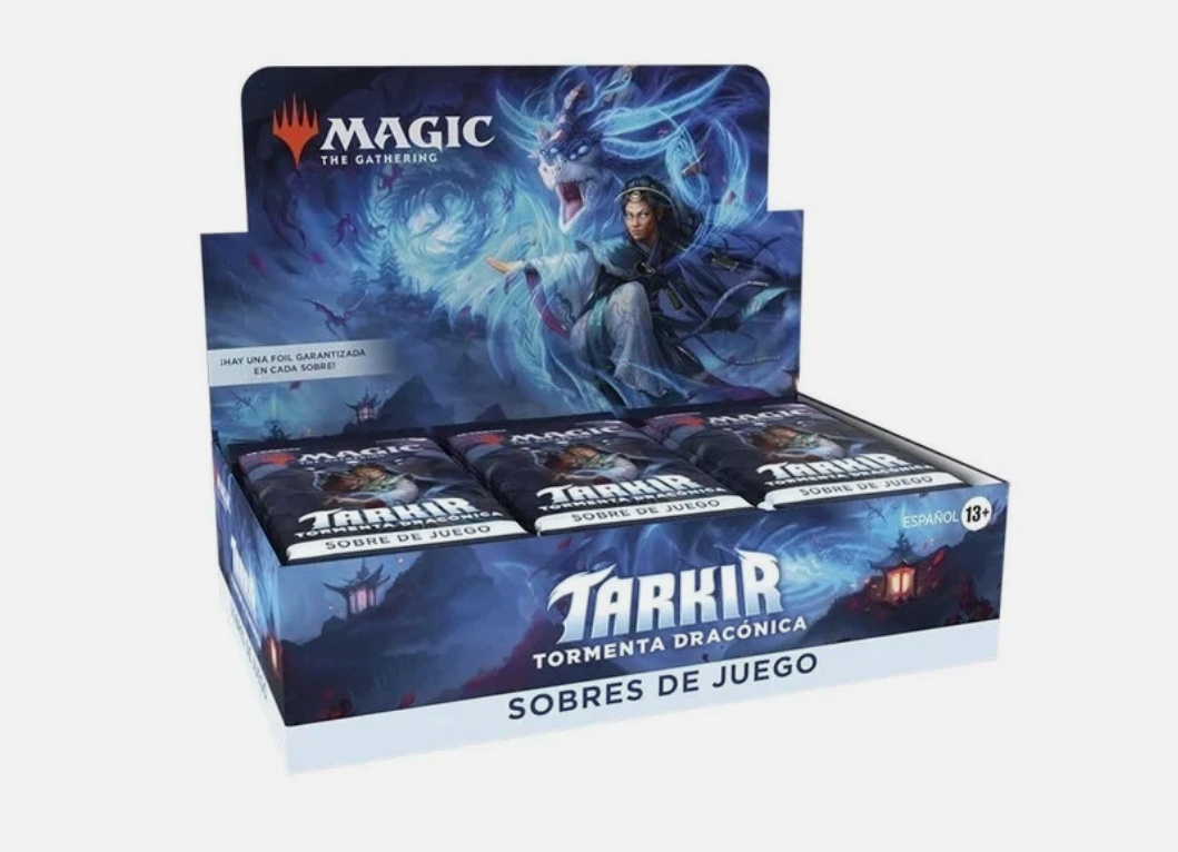 Caja de sobres de juego de Tarkir: tormenta dracónica