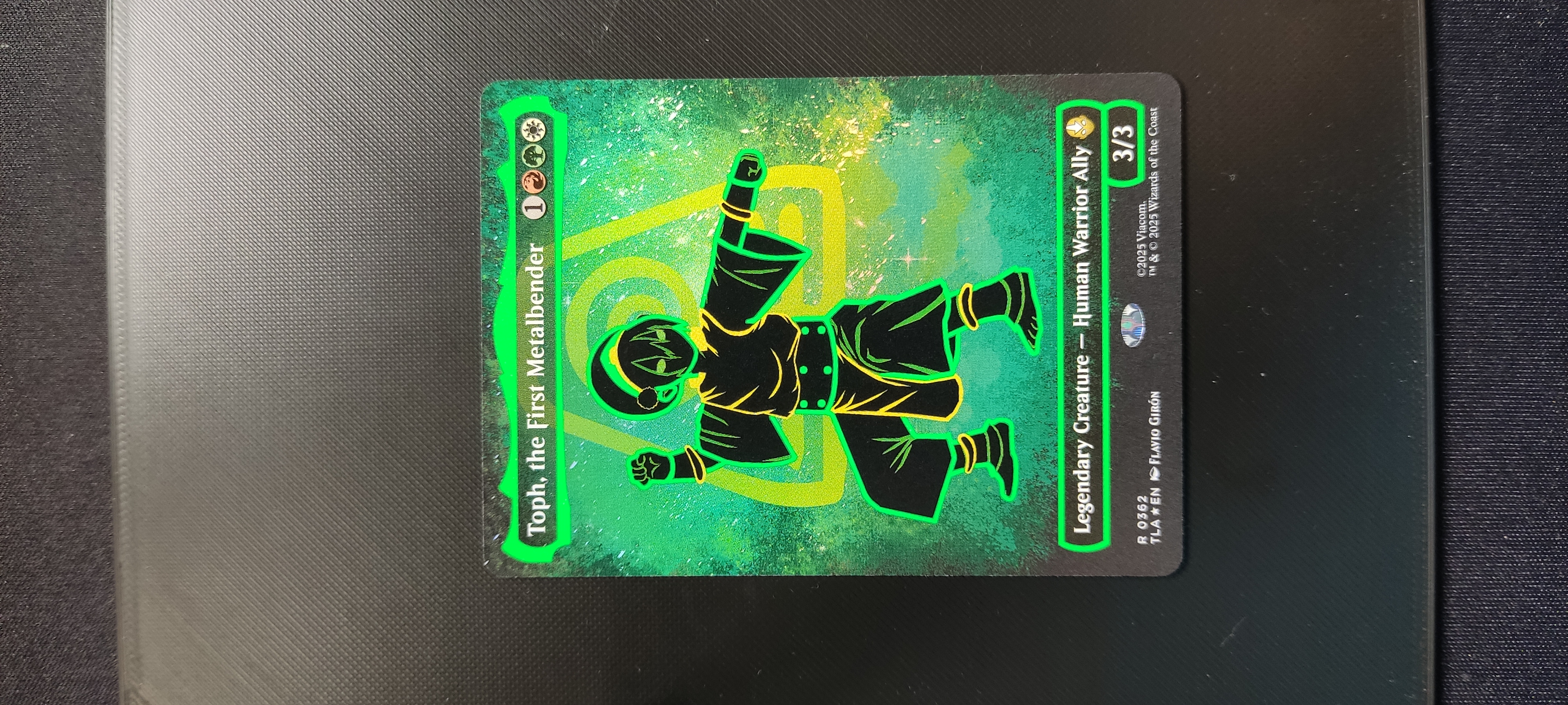 Toph, the First Metalbender (V.2) Neon Ink