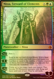 Nissa, Steward of Elements [ PSA 10 ]