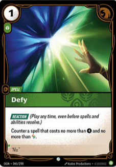 Defy ( French )