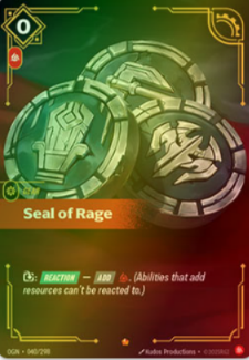 Seal of Rage ( FRENCH )