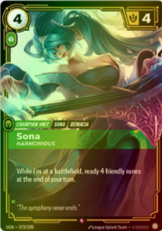 Sona, Harmonious  ( Chinese )
