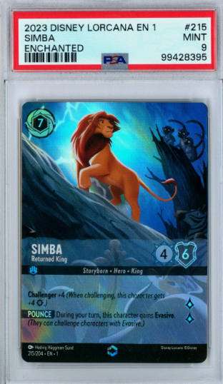 Simba - Returned King (V.2)   [ PSA 9 ]