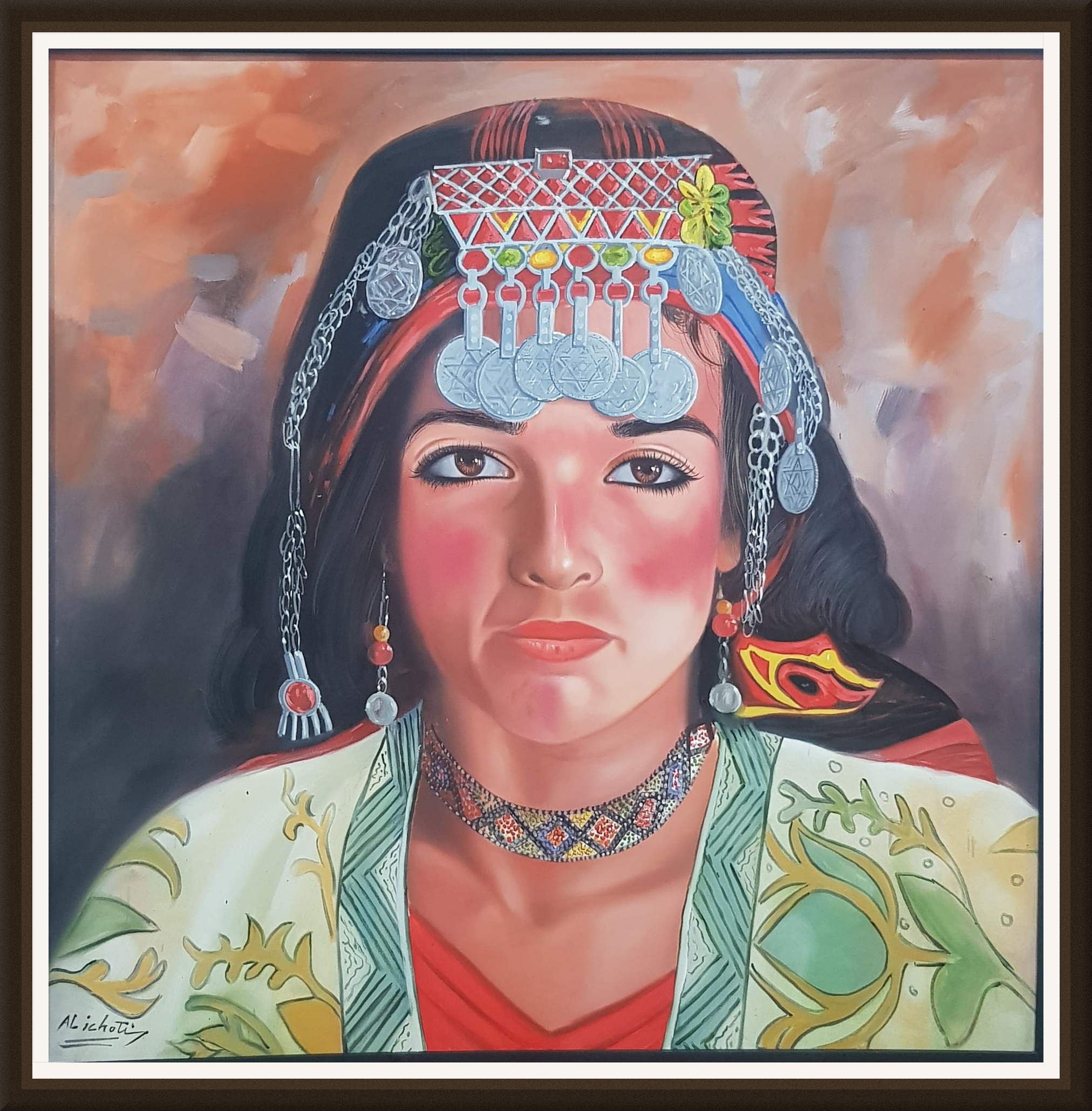 Tableau Portrait femme berbère