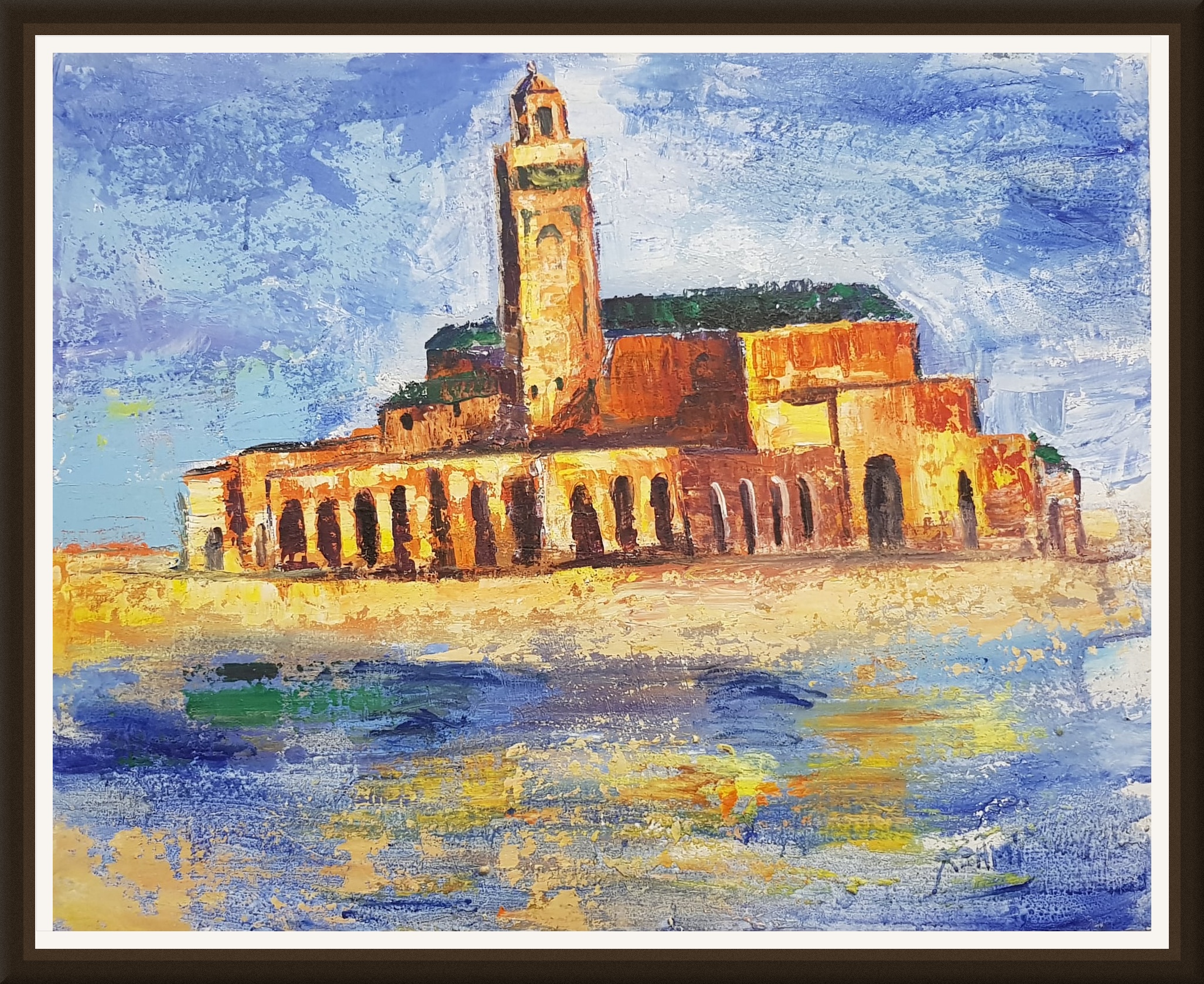 Tableau mosquée Hassan II