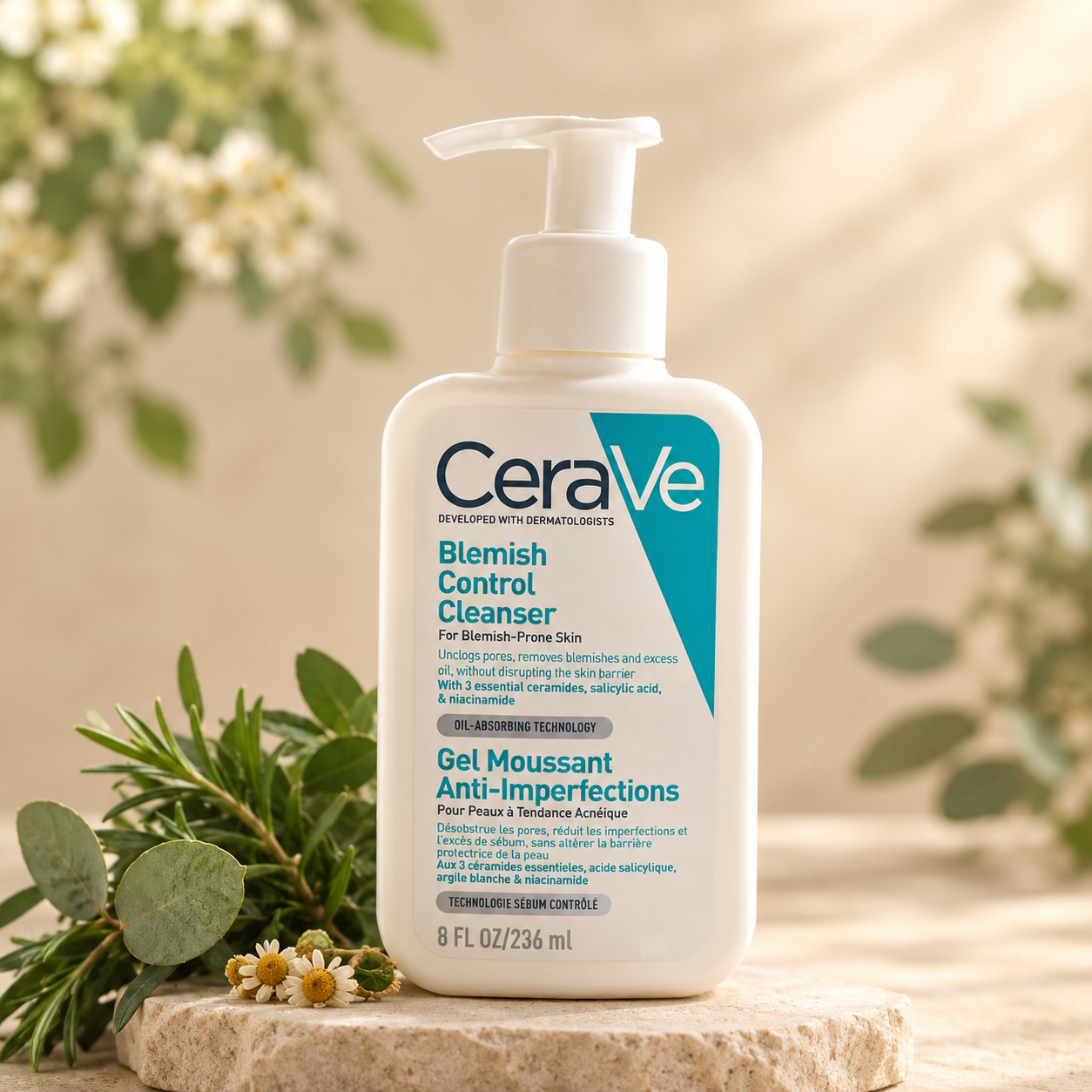 CeraVe Blemish Control Cleanser 236ml for Blemish-Prone Skin | HOMAM ...