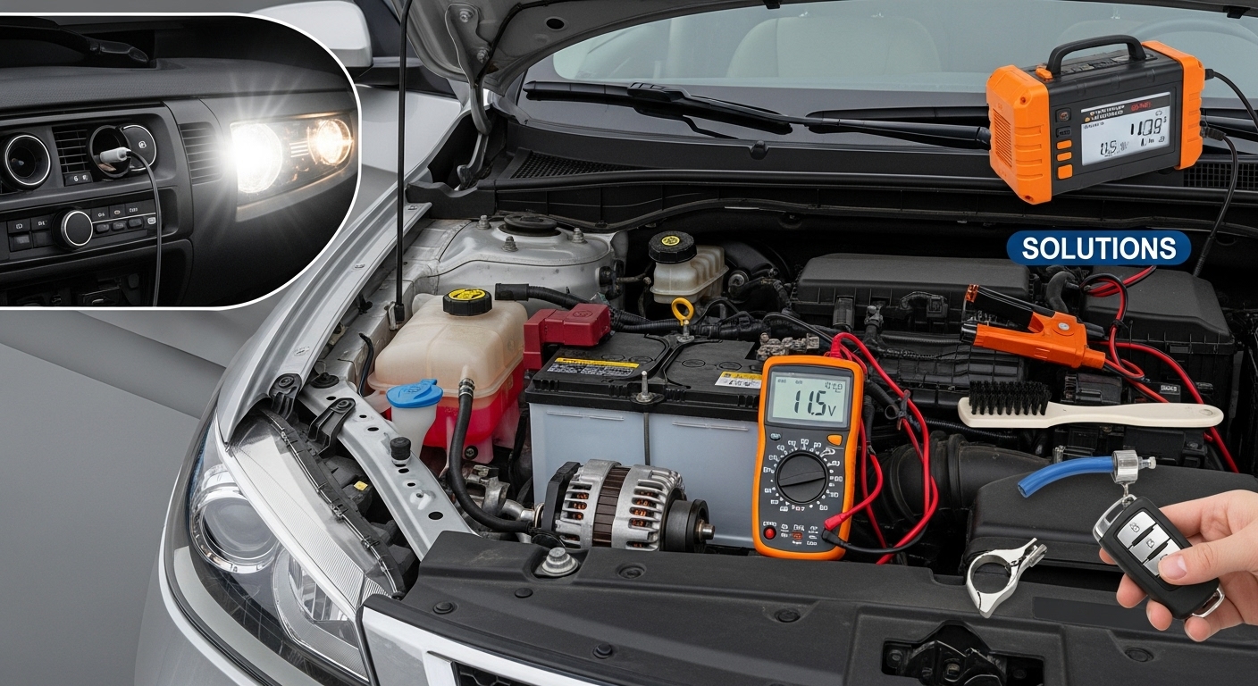 Penyebab Aki Mobil Cepat Tekor & Solusinya