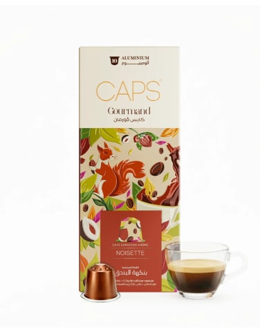 MANY CAPS  GOURMAND NOISETTE