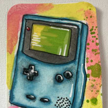 ACEO Original " Little Brother " detail image 1 by ShortbusExpress