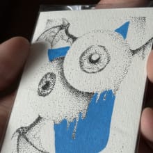 Eye Bats Original Illustration detail image 2 by James Hall