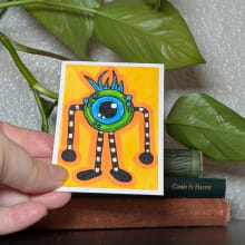 Blink - Little Monsters Series detail image 1 by Lisa Vollrath
