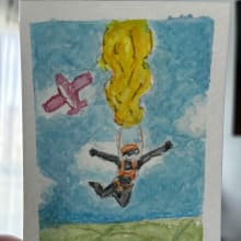 Free Falling Series detail image 2 by Kelly Ospina