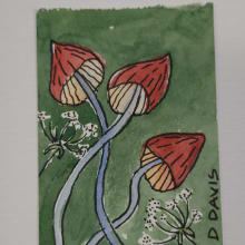 "Shroom Top" detail image 1 by D J Davis